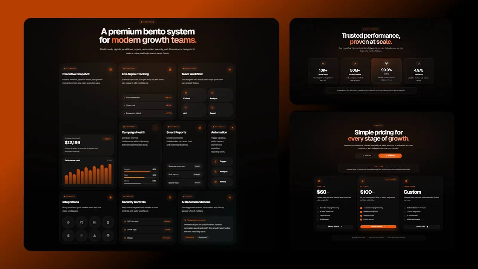 Clario Landing Page preview 4 preview