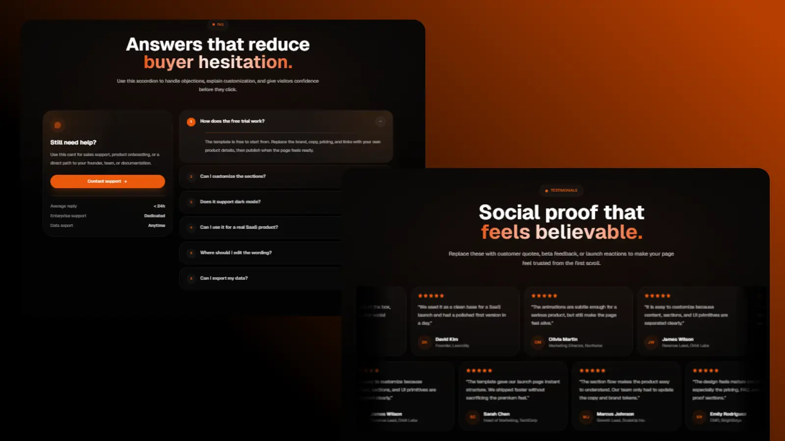 Clario Landing Page preview 5 preview