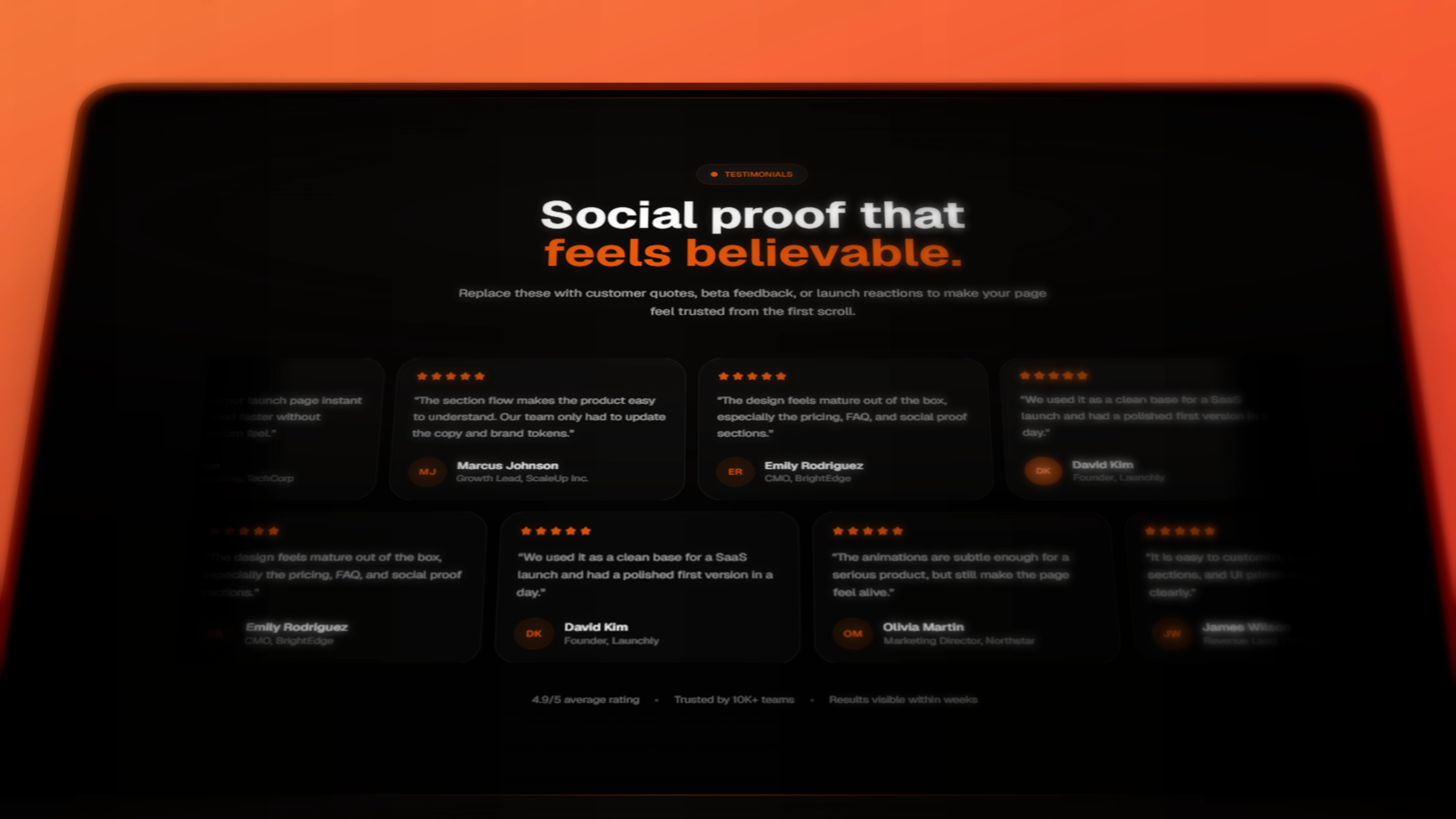 Clario Landing Page preview 5 preview